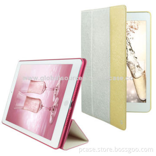 Smart Leather Case for iPad Air with Kickstand and Sleep Functions, Various Colors Available